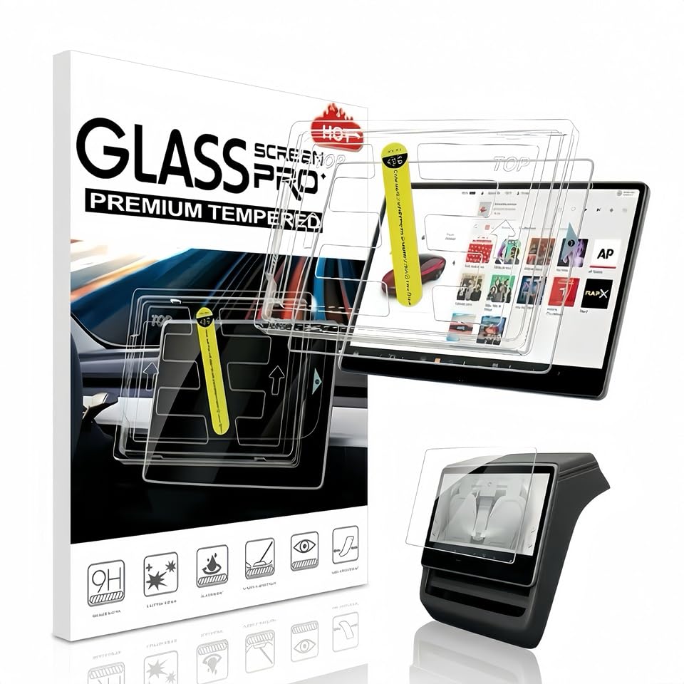 Screen Protector for Tesla Model Y Juniper 2026 – 16 Inch High-definition Tempered Glass [Anti-Glare & Anti-Fingerprint] 16'' Display Protector, Model YL Accessories